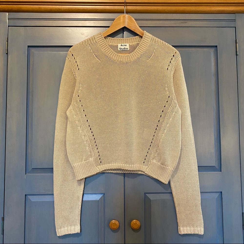 Acne Studios Phora Linen Sweater